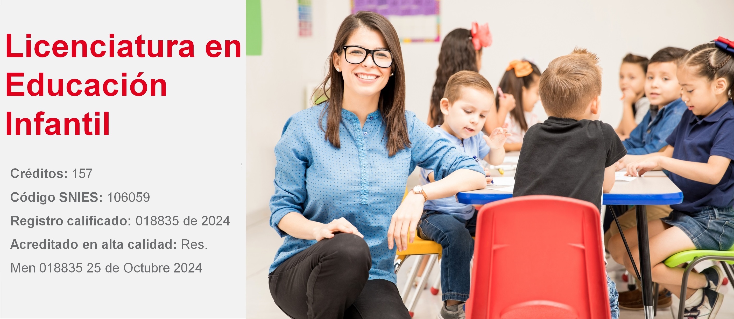 Licenciatura en educación infantil